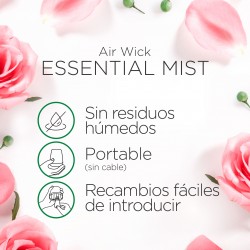 Air Wick Ambientador Essential Mist Rosa 3 Recambios