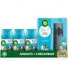 Air Wick Ambientador Freshmatic Oasis Turquesa 1 aparato + 4 recambios