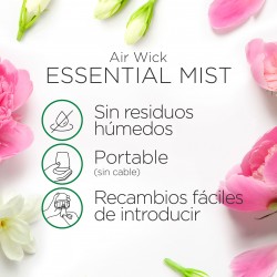 Air Wick Ambientador Essential Mist Difusor Peonia 3 Recambios