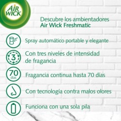 Air Wick Ambientador Freshmatic Aroma Lirio de Luna 1 Aparato + 4 Recambios