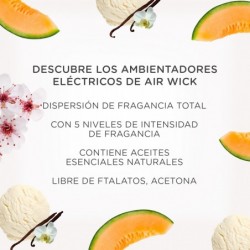 Air Wick Ambientador Electrico Aroma Delicias de Verano 1 Aparato + 3 Recambios